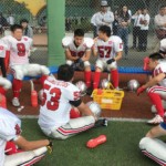 ハーフタイムではまだ余裕がある。これからが正念場!