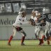 地上戦で勝負を挑むQB#2中野