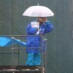 雨で通信も不安定になる