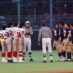 そして静かに戦いははじまる・・・両チームセレモニー