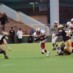 果敢に突っ込む走破力抜群QB。 QB#10藤原