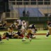 QBからピッチを受けた瞬間を狙って襲いかかるDL#52池田 ロスタックルできるか?