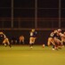 うわー!完璧にブロックされている・・・エンドゾーンまで敵はなし! 商大ディフェンス
