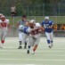ジャージを掴まれても脱兎のごとくディフェンスを振り払う RB#27岡野