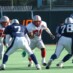 プレーの中で培ってきたすべてをぶつけていく。4年の意地を見せるLB#51武井