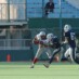 スクランブルに行くが武蔵工ディフェンスの包囲網が破れない QB#10藤原