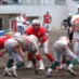 ここ一番では大胆かつ冷静なプレイコールを組み立てるQB#9藤原 次はどう捌く・・・?