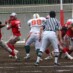 エンドゾーンを背負っても的確に素早く投げ込んでいくQB#9藤原