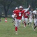 雷鳴が轟くがごとくフィールドを切り刻む藤原、50ydsを疾走しTD!