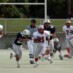 わずかな切れ目を見つけてオープンフィールドに出て行く RB#4岩上