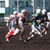 懸命のパシュートをかける 商大ディフェンス