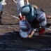 二人でなんとかロングゲインを阻止 商大セカンダリー