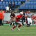 彼にはもうエンドゾーンだけしか見えない。行けー WR#20田口