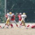 絶対必勝のゲーム、渾身のパワーで試合を組み立てる QB#5沼野