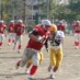 そして貪欲に前進を試みる LB・DBのカバーは遅れてる・・・