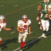 RBに負けない突っ込みでゲインを稼ぐ QB#5沼野