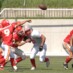 内側からのラッシュはQBにしては脅威となる #55藤崎