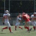 エンドゾーンにTDパスを狙う QB#1吉川